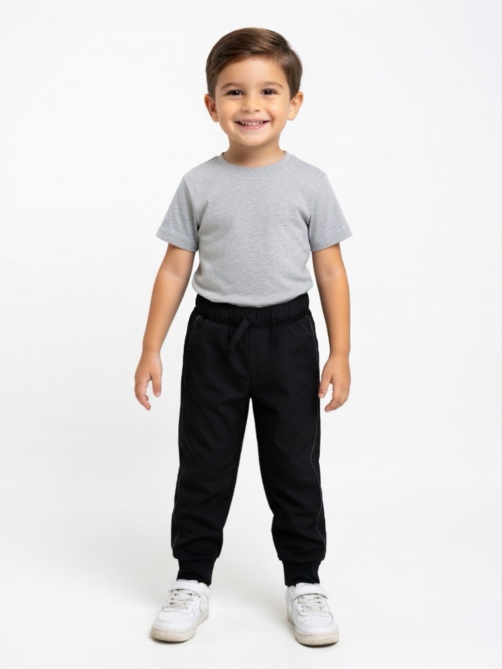 Boys’ Black Jogger Pants
